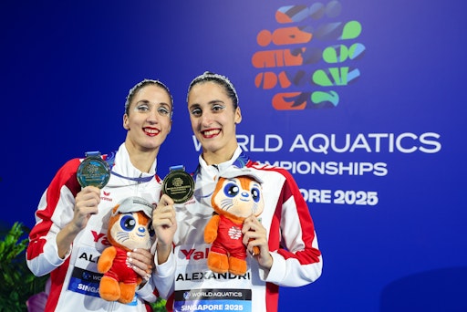 World Cup gold for the synchronous swimmers Alexandri