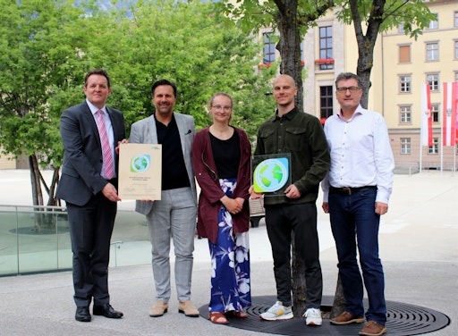  Feierliche Überreichung der Urkunde von Klimabündnis Tirol an BLS
Bikeleasing-Service Österreich GmbH.
