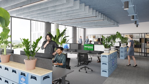 Vorschau Bild von Der neue Brau Union Campus unterstützt die
abteilungsübergreifende vernetzte Arbeitweise mit kurzen Wegen für
gute Abstimmungen.