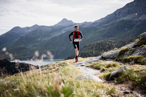 Vorschau Bild von Hans-Peter Innerhofer auf dem GWT 35-Trail mit den
Hochgebirgsstauseen Kaprun im Hintergrund