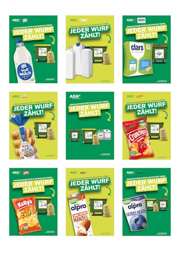 Vorschau Bild von Mit dem Slogan „Jeder Wurf zählt“ startet die ARA die dritte
Ausgabe ihrer Kampagne.