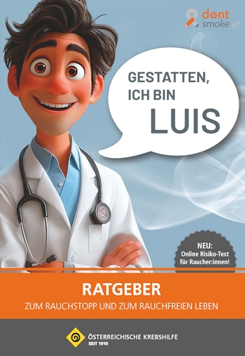  Cover der Krebshilfe-Broschüre "Rauchfrei"