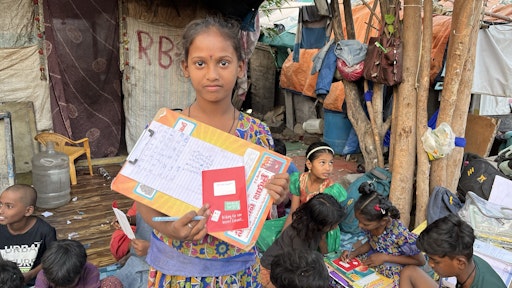  Eines von 134 nachhaltigen Jugend Eine Welt-Hilfsprojekten: In
einem Slumviertel von Hyderabad in Indien erhalten benachteiligte
Mädchen und Buben dank der Unterstützung von Jugend Eine Welt
wichtige Schulbildung.