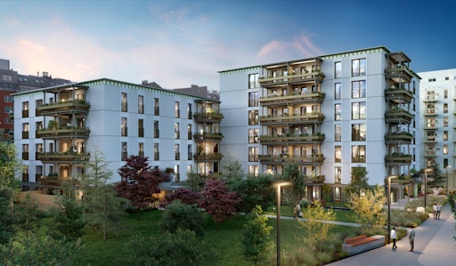 Außenvisualisierung LeopoldQuartier Living