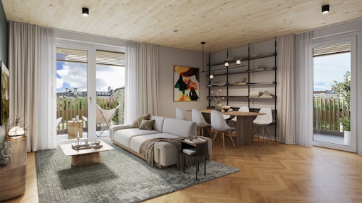 Vorschau Bild von Innenvisualisierung LeopoldQuartier Living