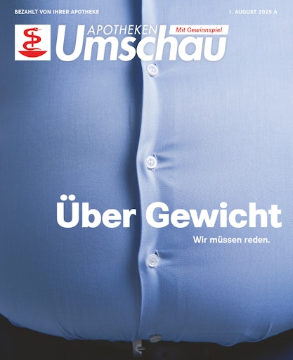  "Titelbild Apotheken Umschau 8A/2025 - Österreich-Ausgabe" Die
Verwendung dieses Bildes ist für redaktionelle Zwecke bis zum
31.07.2028 zulässig, jedoch ausschließlich mit Bezug auf die
ursprüngliche Meldung und nur mit vollständigem Bildrechtehinweis.
// Weiterer Text über ots und www.presseportal.de/nr/52678 / Die
Verwendung dieses Bildes für redaktionelle Zwecke ist unter
Beachtung aller mitgeteilten Nutzungsbedingungen zulässig und dann
auch honorarfrei. Veröffentlichung ausschließlich mit
Bildrechte-Hinweis.