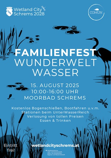 Family festival in Moorbad Schrems on August 15th, 10 a.m. to 4 p.m.