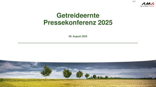  Pressemappe zur Getreideernte Pressekonferenz 2025
