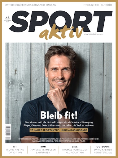 Cover SPORTaktiv Ausgabe August/September 2026