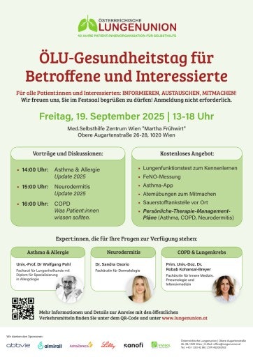  ÖLU Gesundheitstag 2025 Plakat