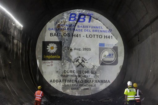 Nach 8,4 Kilometer Fahrt hat die TBM „Ida“ ihr Endziel erreicht