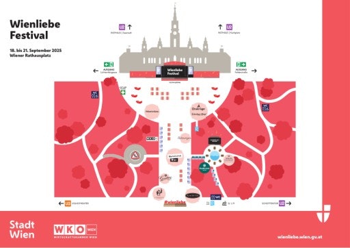 Vorschau Bild von Lageplan des Wienliebe Festival 2025