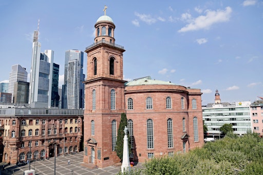 Die Paulskirche in Frankfurt/Stadt Frankfurt am Main // Weiterer
Text über ots und www.presseportal.de/nr/151290 / Die Verwendung
dieses Bildes für redaktionelle Zwecke ist unter Beachtung aller
mitgeteilten Nutzungsbedingungen zulässig und dann auch honorarfrei.
Veröffentlichung ausschließlich mit Bildrechte-Hinweis.