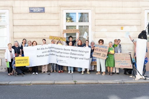 Frauen*- und humanitäre Organisationen appellieren an das
Außenministerium und die BotschafterInnen