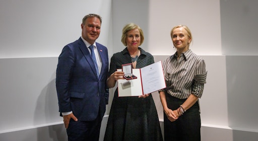 Mumok General Director Karola Kraus honored