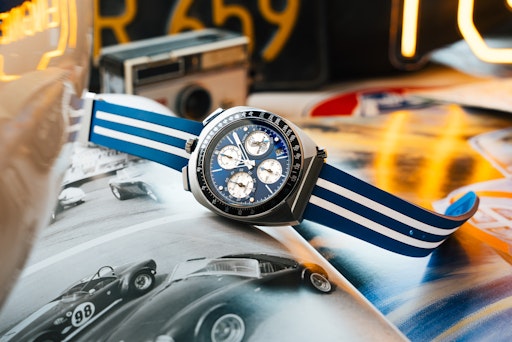 Bullhead mit Cobra-Logo: BULOVA SHELBY® Racer Chronograph - 150th
Anniversary Limited Edition // Weiterer Text über ots und
www.presseportal.de/nr/180825 / Die Verwendung dieses Bildes für
redaktionelle Zwecke ist unter Beachtung aller mitgeteilten
Nutzungsbedingungen zulässig und dann auch honorarfrei.
Veröffentlichung ausschließlich mit Bildrechte-Hinweis.