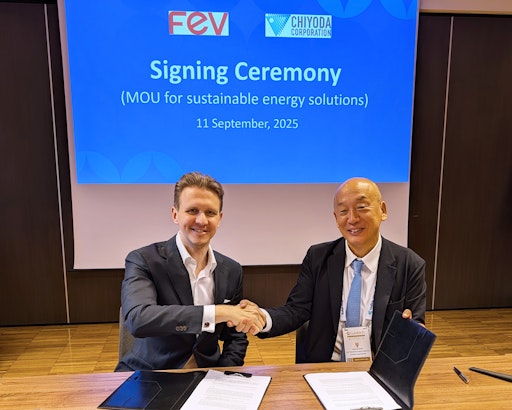 FEV und Chiyoda bündeln ihre Kompetenzen, um Kunden eine
ganzheitliche Unterstützung bei Planung, Realisierung und Betrieb
nachhaltiger Infrastrukturprojekte anzubieten. Quelle: FEV //
Weiterer Text über ots und www.presseportal.de/nr/147479 / Die
Verwendung dieses Bildes für redaktionelle Zwecke ist unter
Beachtung aller mitgeteilten Nutzungsbedingungen zulässig und dann
auch honorarfrei. Veröffentlichung ausschließlich mit
Bildrechte-Hinweis.
