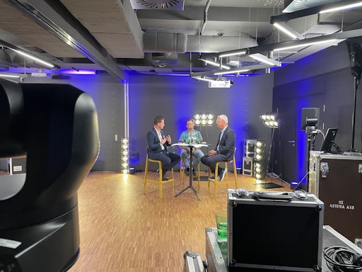 v.l.n.r.: Prof. Dr. Othmar Moser, Markus Sauer und Prof. Dr.med
Thomas Danne im Gespräch