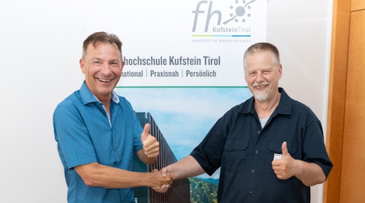 Prof. (FH) Dr. Thomas Madritsch (links) und Projektleiter und
Professor (FH) Dr. Christian Schmid.