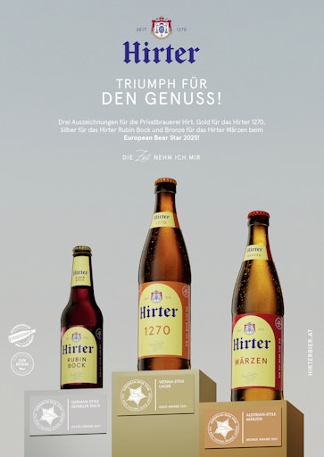  Sujet mit den Gewinnerbieren.