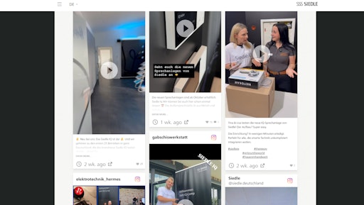 Eine Community zum neuen System Siedle IQ: Die 30 Tester beginnen
unmittelbar nach dem IQ-Camp mit dem Absetzen erster Beiträge -
Siedle sammelt diese auf der Siedle-Website per "Social Wall". //
Weiterer Text über ots und www.presseportal.de/nr/148820 / Die
Verwendung dieses Bildes für redaktionelle Zwecke ist unter
Beachtung aller mitgeteilten Nutzungsbedingungen zulässig und dann
auch honorarfrei. Veröffentlichung ausschließlich mit
Bildrechte-Hinweis.