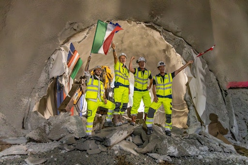 Austria and Italy connected by a tunnel for the first time