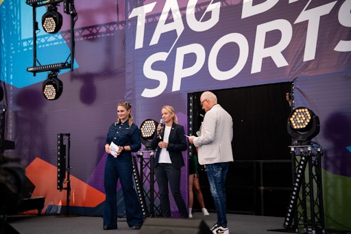Sport-Staatssekretärin Schmidt eröffnet den 24. Tag des Sports