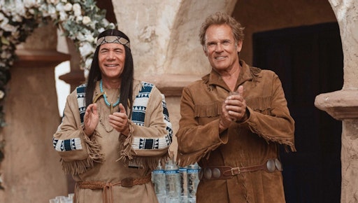 DAS KANU DES MANITU (Michael Bully Herbig und Christian Tramitz
sind "Abahachi" und "Ranger"), seit 14. August 2025 im Kino, im
Verleih von Constantin Film // Weiterer Text über ots und
www.presseportal.de/nr/12946 / Die Verwendung dieses Bildes für
redaktionelle Zwecke ist unter Beachtung aller mitgeteilten
Nutzungsbedingungen zulässig und dann auch honorarfrei.
Veröffentlichung ausschließlich mit Bildrechte-Hinweis.