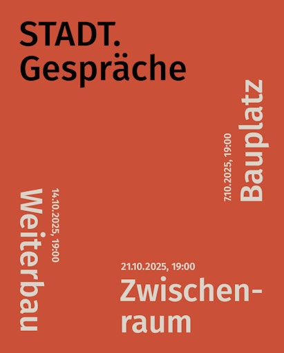 Wie können wir im Klimawandel mit dem Bestehenden weiterbauen,
umbauen, neue Zwischenräume schaffen? Der Wiener Städtische
Versicherungsverein und die ZV Architekt:innen laden auch heuer zu
drei Abenden, die aktuelle Fragen von Stadtumbau, Wohnen und
Lebensumfeld in den Fokus rücken.Internationale Architekturbüros und
Vertreter:innen der Stadt Wien diskutieren anhand konkreter Projekte
über die Chancen und Grenzen des Weiterbauens – immer im Dialog mit
dem Publikum.
