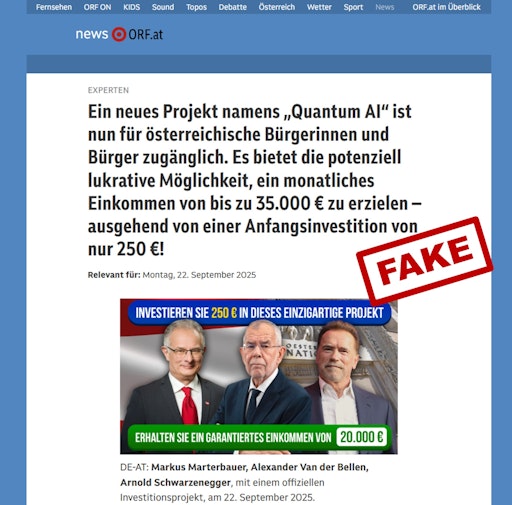BMF warnt vor Betrugs-Website mit Fake-Investitionsprojekt