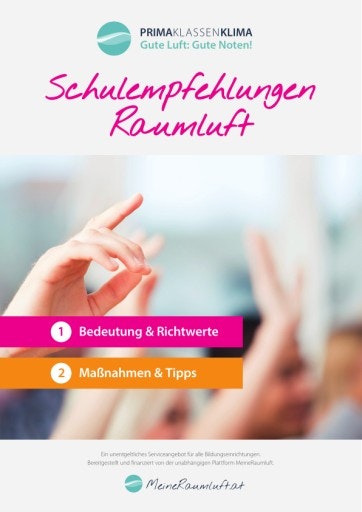  Schulbrochüre Raumluft: PrimaKlassenKlima