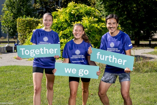 Der Krebsforschungslauf 2025 der MedUni Wien steht unter dem
Motto „Together we go further“