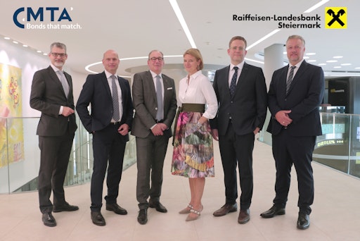 Gruppenbild von Vertreter:innen der der RLB Steiermark und CMTA
AG anlässlich der neuen Partnerschaft.