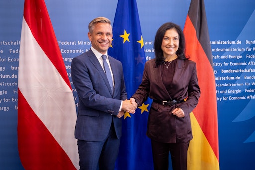 Arbeitsbesuch von Wirtschaftsminister Hattmannsdorfer bei
deutscher Wirtschaftsministerin Reiche