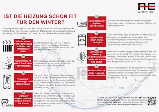 Vorschau Bild von Tipps für die Heizsaison