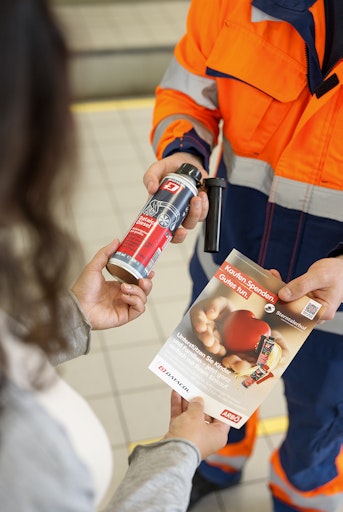 "Kaufen.Spenden.Gutes tun", Spendenaktion ab jetzt in allen 90
ARBÖ-Prüfzentren