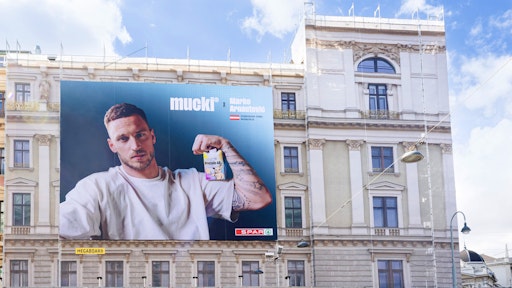 Marko Arnautović auf Megaboards bei Schottentor in Wien