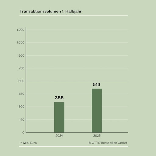 Vorschau Bild von Transaktionsvolumen Zinshausmarkt