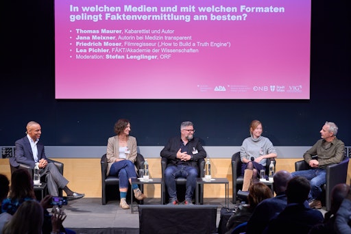 Vorschau Bild von Die dritte Auflage der von der APA – Austria Presse Agentur
veranstalteten Fachtagung „The Future of Fact Checking" widmete sich
am 30. 9. 2025 umfassend den Fragen, wie, wo und warum Fakten
vermittelt werden können und sollen.