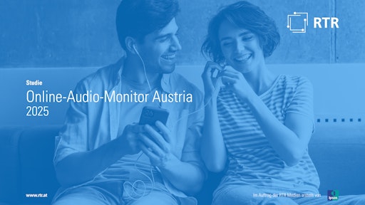 Titelbild der Studie "Online-Audio-Monitor Austria 2025"