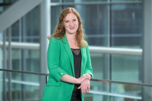 Alina Meindl, Leiterin des Entwicklungsteams des neuen
Bachelorstudiengangs Green Engineering am Campus Kuchl der FH
Salzburg.