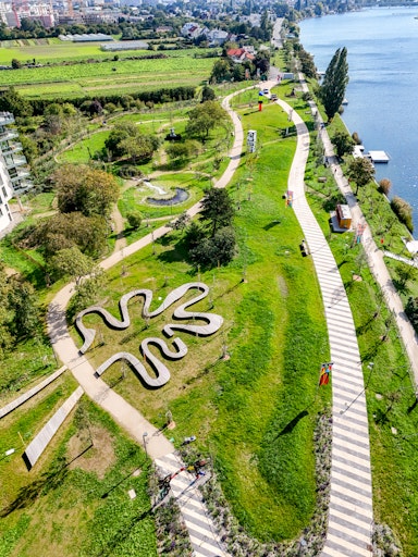 Vorschau Bild von Drohnenaufnahme vom Bank Austria Park