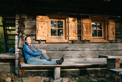 Die kleine Almhütte in Kärnten