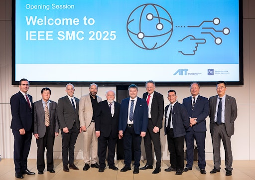 Die IEEE SMC 2025 in Wien bringt führende internationale
Expert:innen aus Forschung, Bildung und Praxis zusammen – unter dem
Motto „Navigating Frontiers: Smart Systems for a Dynamic World“
steht der interdisziplinäre Austausch zu neuesten Entwicklungen