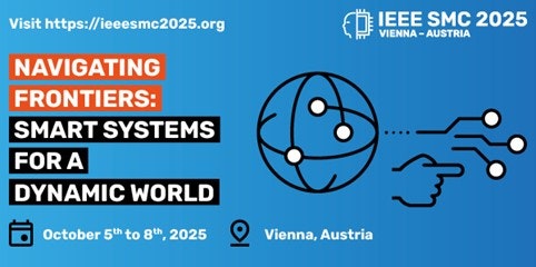 Vorschau Bild von Die IEEE SMC 2025 in Wien bringt führende internationale
Expert:innen aus Forschung, Bildung und Praxis zusammen – unter dem
Motto „Navigating Frontiers: Smart Systems for a Dynamic World“
steht der interdisziplinäre Austausch zu neuesten Entwicklungen