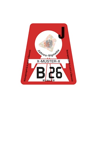 Klebevignette in Feuerrot 2026