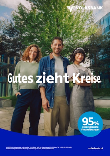 Vorschau Bild von Sujets 01: Gutes Zieht Kreise © VOLKSBANK WIEN AG