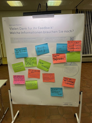 Feedback auf Pinnwand_Infomesse