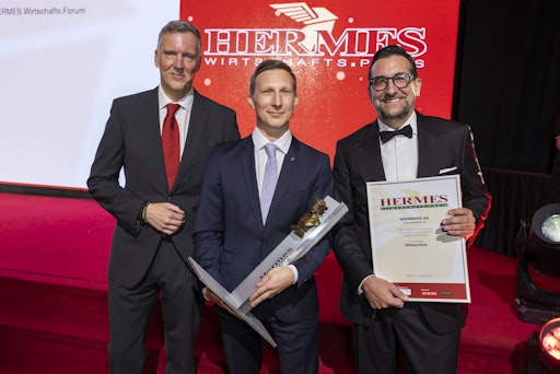 v.l.n.r.: Mag. Alexander Klacska, WKÖ Bundesspartenobmann, Mag.
Christoph Neubauer, Director Group CR & Sustainability, Mag. Florian
Saiko, Director Group Finance