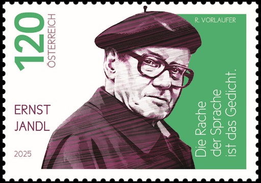Sonderbriefmarke Ernst Jandl